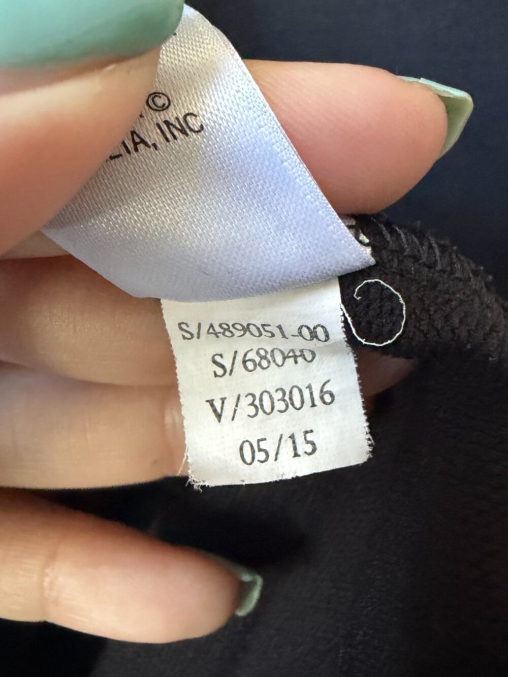 Athleta Criss Cross Black Modal Crew Neck Sweatshirt Size M - Picture 6 of 6
